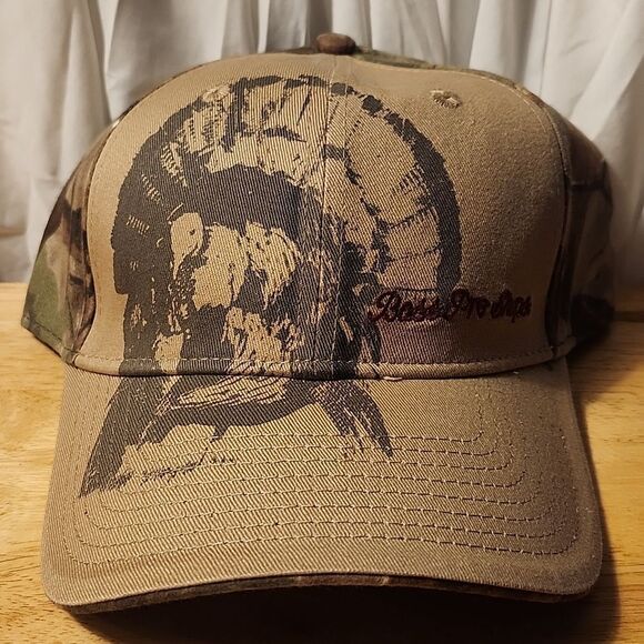 Bass Pro Shops Turkey Camo Velcroback Hat - New - Picture 1 of 8